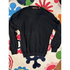 Men's black Perry Ellis V-neck sweater sz XXL